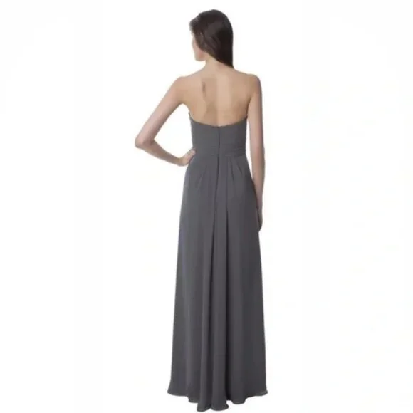 NEW NWT Bill Levkoff Strapless Maxi Gown In Pistachio Sage Green - Picture 11 of 11